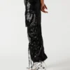 Duo Sequin Pant Schwarz