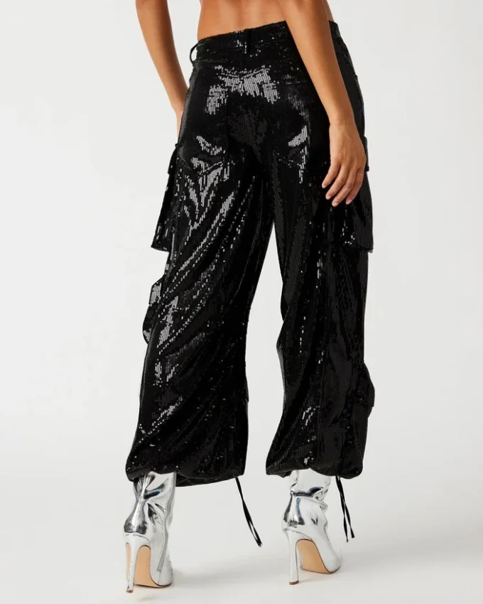 Duo Sequin Pant Schwarz