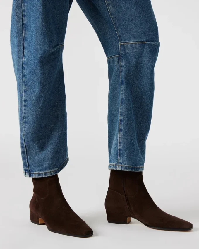 Dusty Chocolate Brown Wildleder