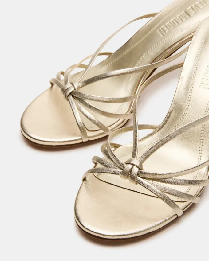 Edna Champagnerfarbenes Leder Edna Champagnerfarbenes Leder