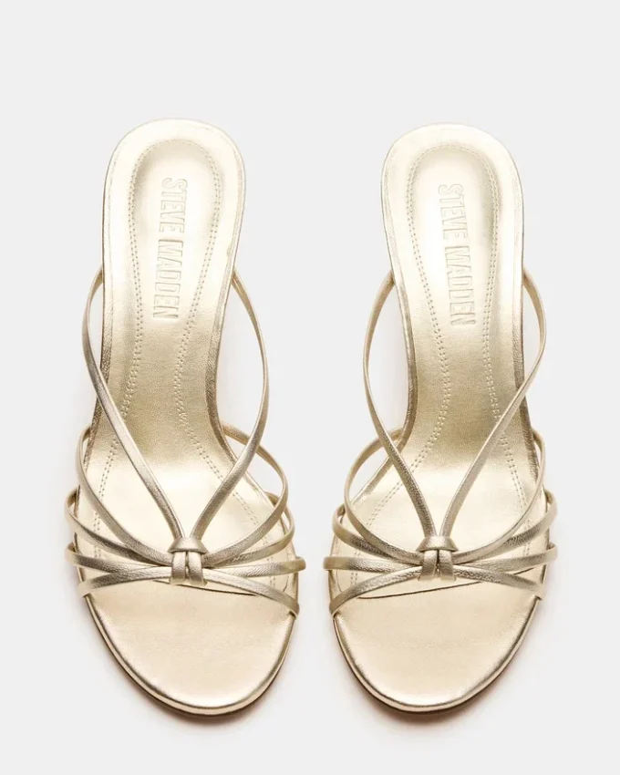 Edna Champagnerfarbenes Leder Edna Champagnerfarbenes Leder