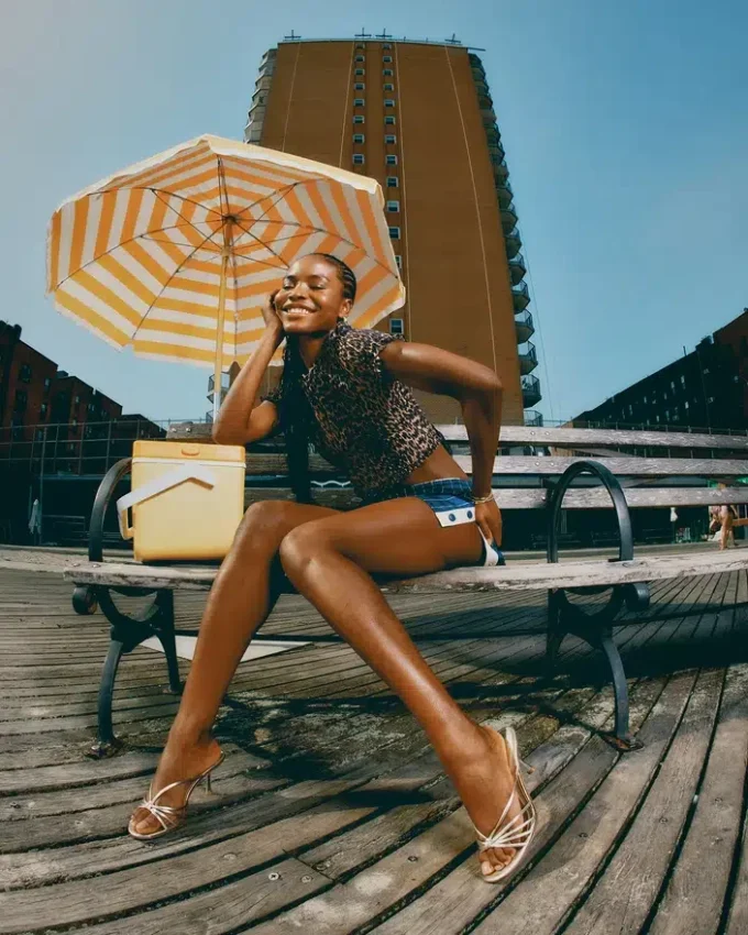 Edna Champagnerfarbenes Leder Edna Champagnerfarbenes Leder