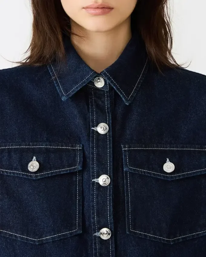 Eliana-Oberteil in Bijou-Blau