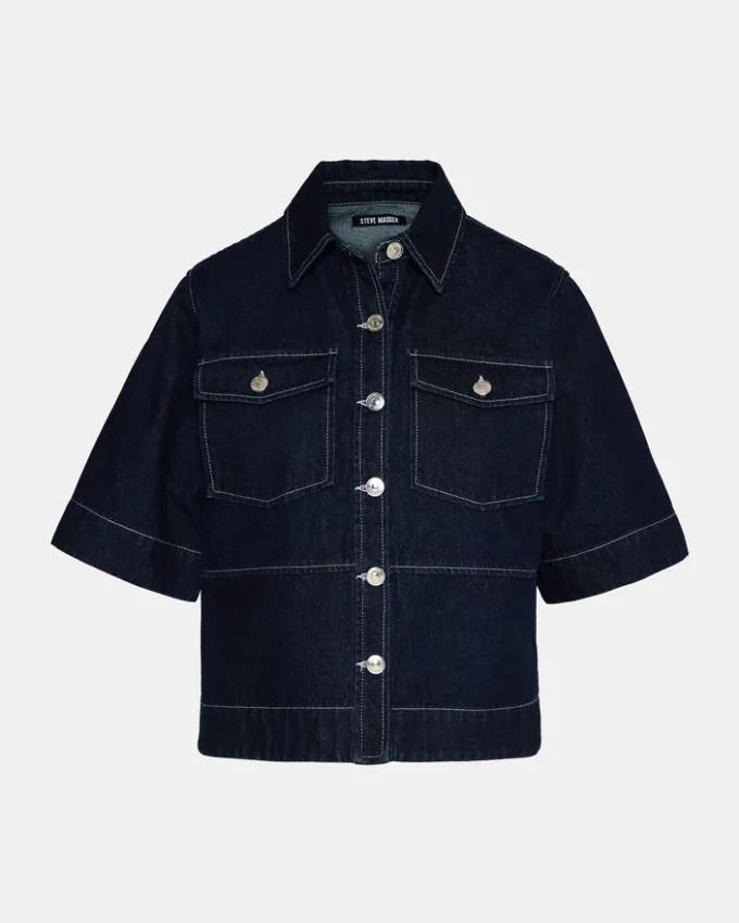 Eliana-Oberteil in Bijou-Blau