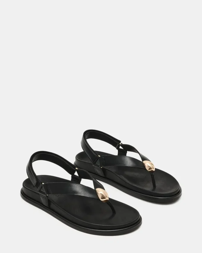 Elvia Schwarzes Leder