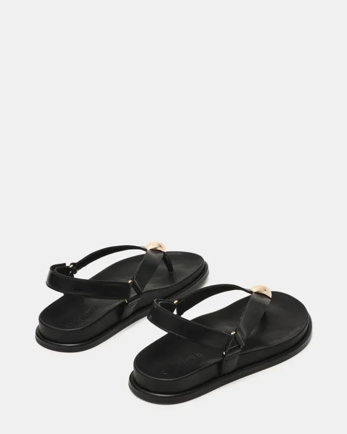 Elvia Schwarzes Leder