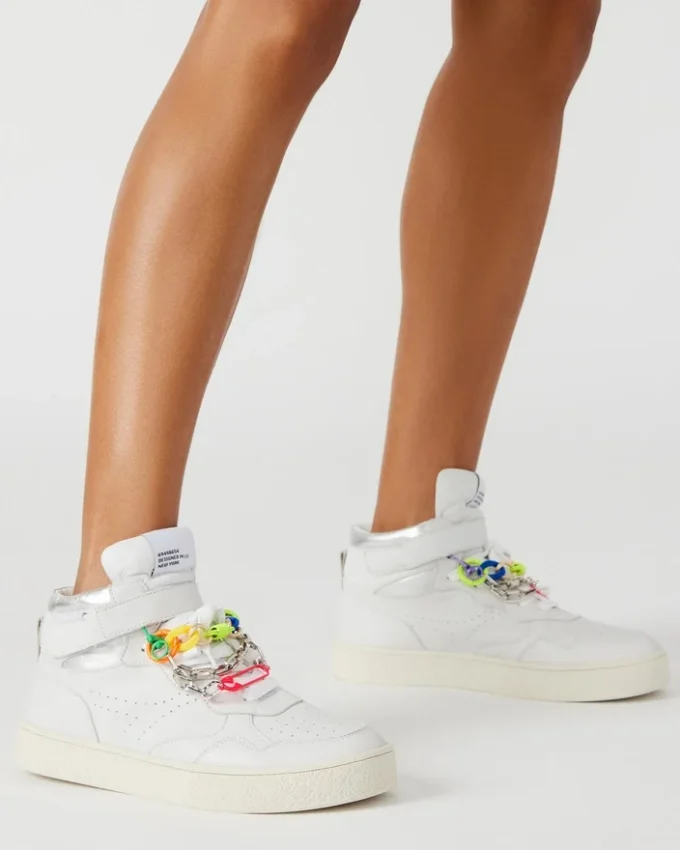 Emilee Weißes Leder