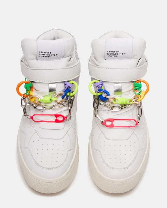 Emilee Weißes Leder