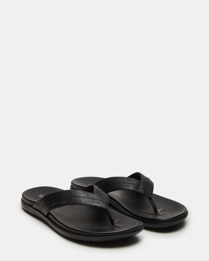 Emmett Schwarzes Leder