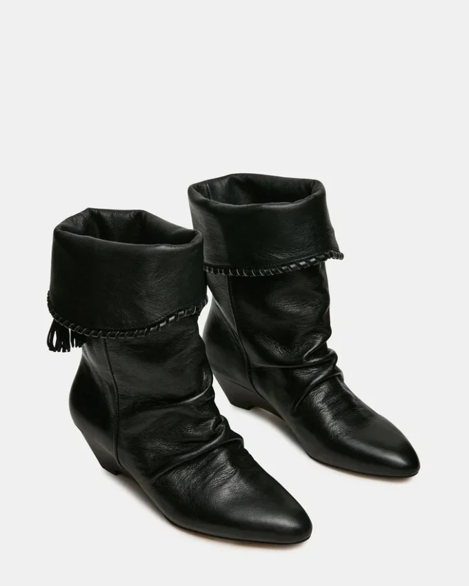 Enaya Schwarzes Leder Enaya Schwarzes Leder