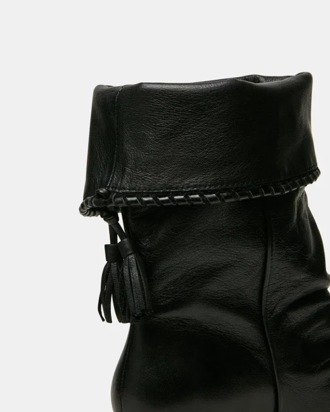 Enaya Schwarzes Leder Enaya Schwarzes Leder