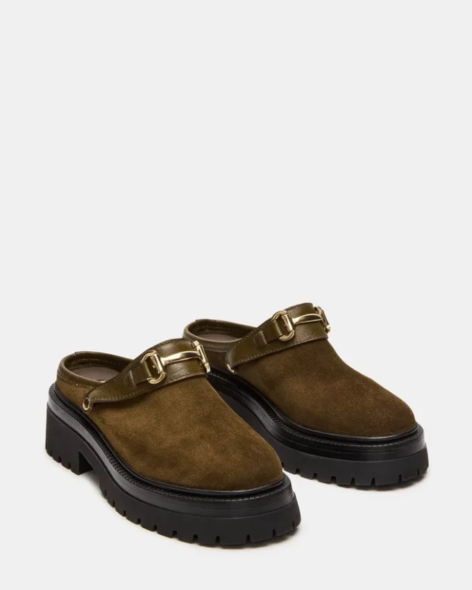 Erba Olive Wildleder