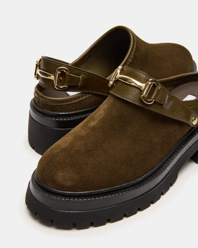 Erba Olive Wildleder