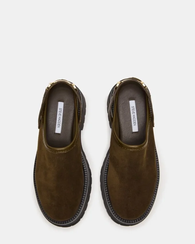 Erba Olive Wildleder