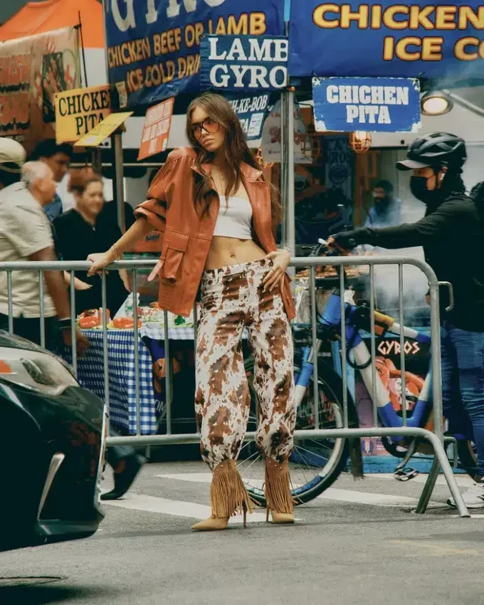 Falter Kastanienbraunes Wildleder