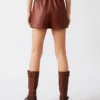 Faux the Record Shorts Cognac Faux the Record Shorts Cognac