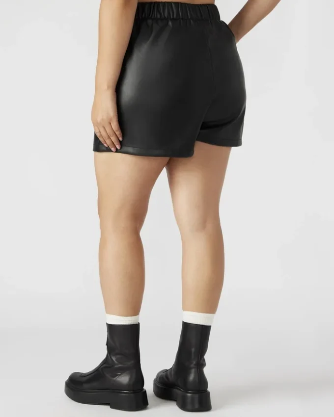 Faux the Record Shorts Schwarz