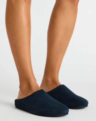 Fern Navy Suede