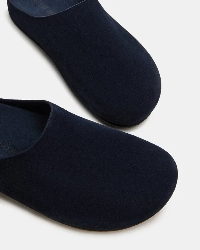 Fern Navy Suede