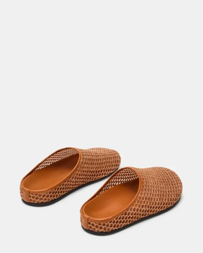 Fern Tan Raffia Mesh