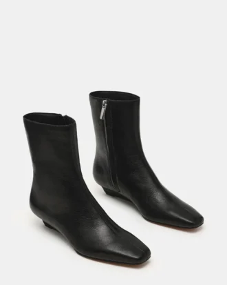 Flaire Schwarzes Leder