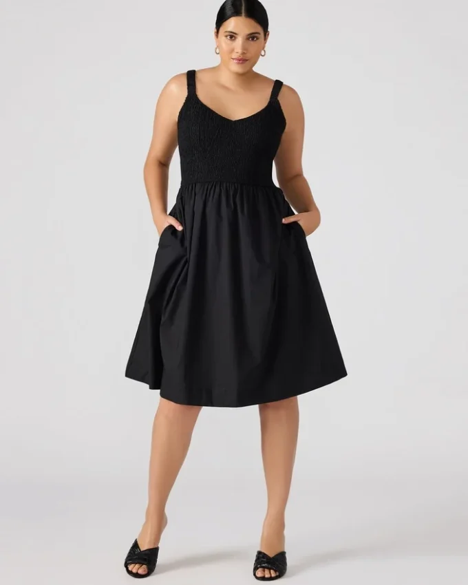 Fleur-Kleid Schwarz