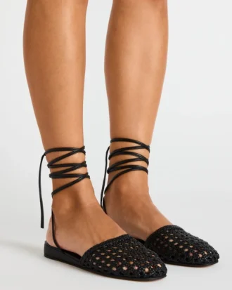 Flutter Schwarzes Leder