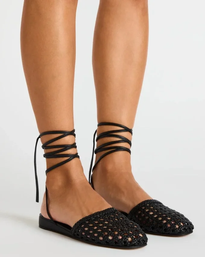 Flutter Schwarzes Leder Flutter Schwarzes Leder