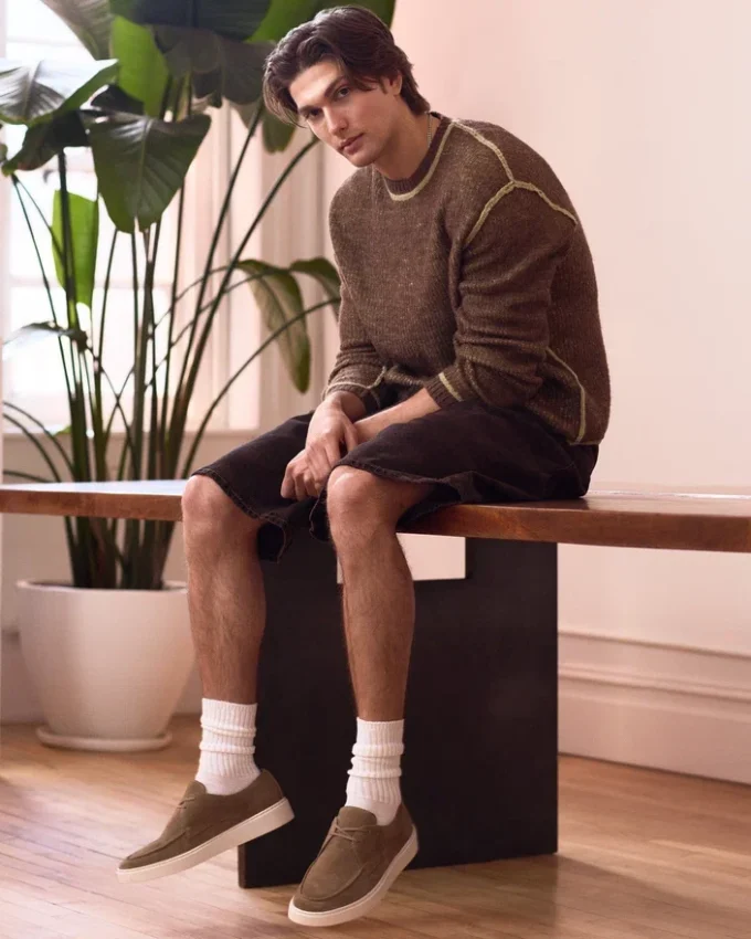 Frankk Taupe Wildleder