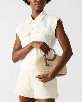 Geena Strohtasche Light Natural