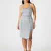 Gia Denim-Kleid Hellgrau