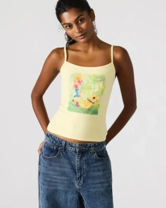 Goldie Tank Top in Hellgelb