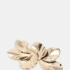 Große Blumen-Ohrstecker in Gold