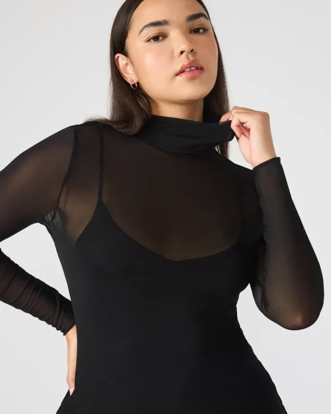 Hailee-Kleid Schwarz