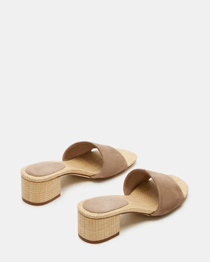 Hailee Taupe Wildleder