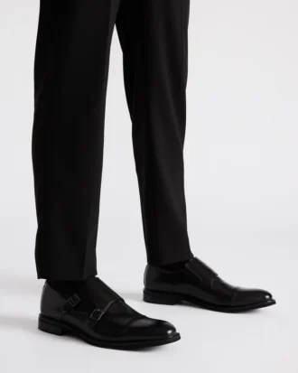 Haran Schwarzes Leder