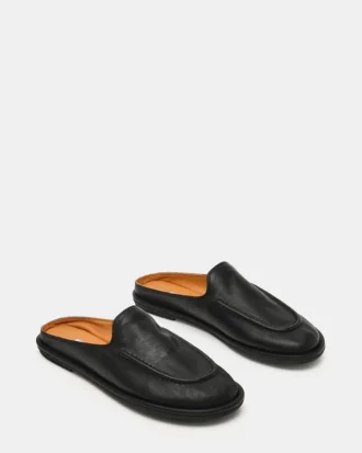 Harrington Schwarzes Leder