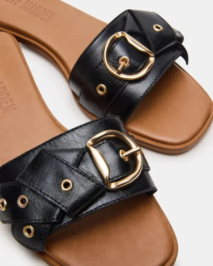 Hilaria aus schwarzem Leder Hilaria aus schwarzem Leder