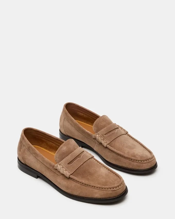 Huckle Taupe Wildleder