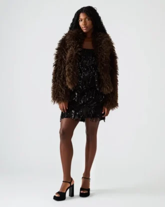 Inaya-Mantel Dark Espresso