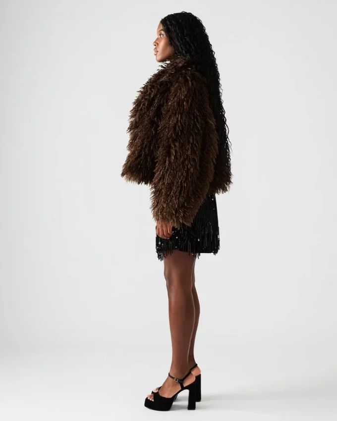 Inaya-Mantel Dark Espresso