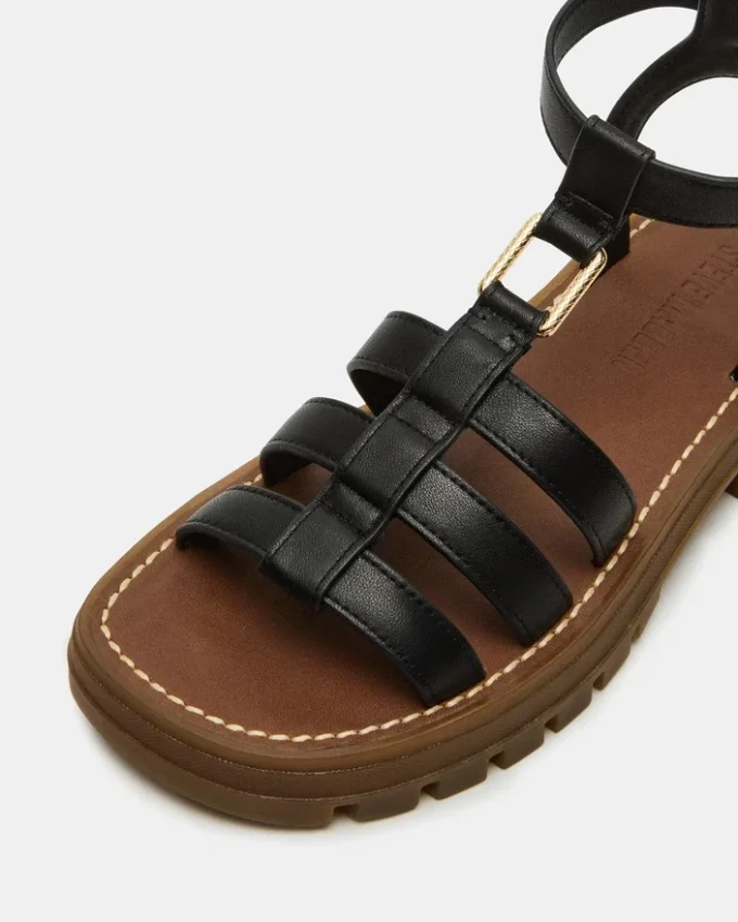 Jarelli Schwarzes Leder