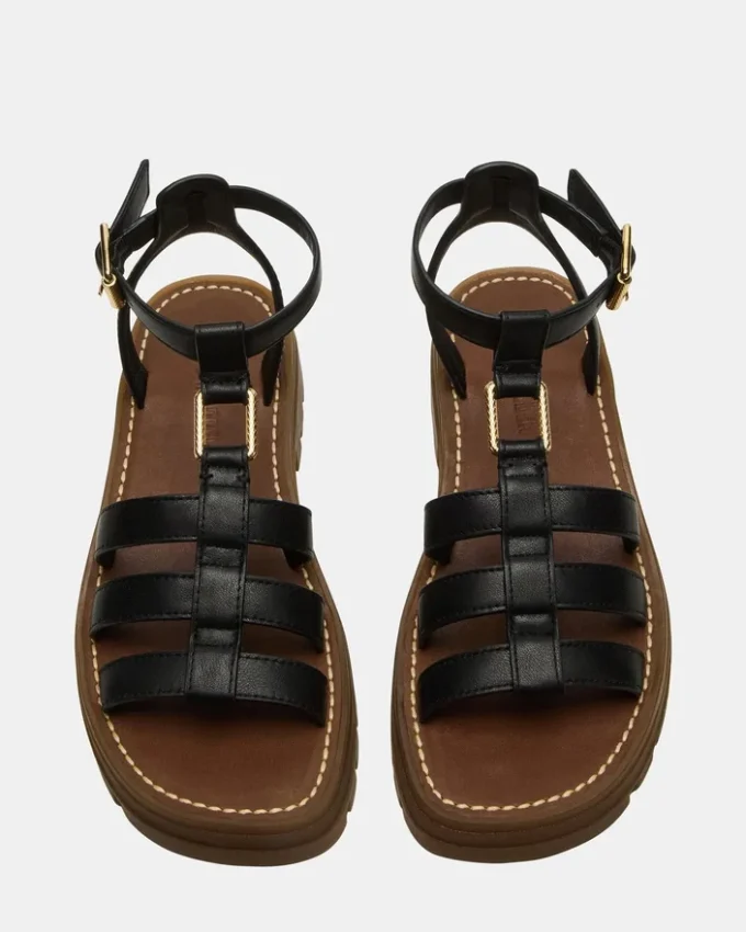 Jarelli Schwarzes Leder