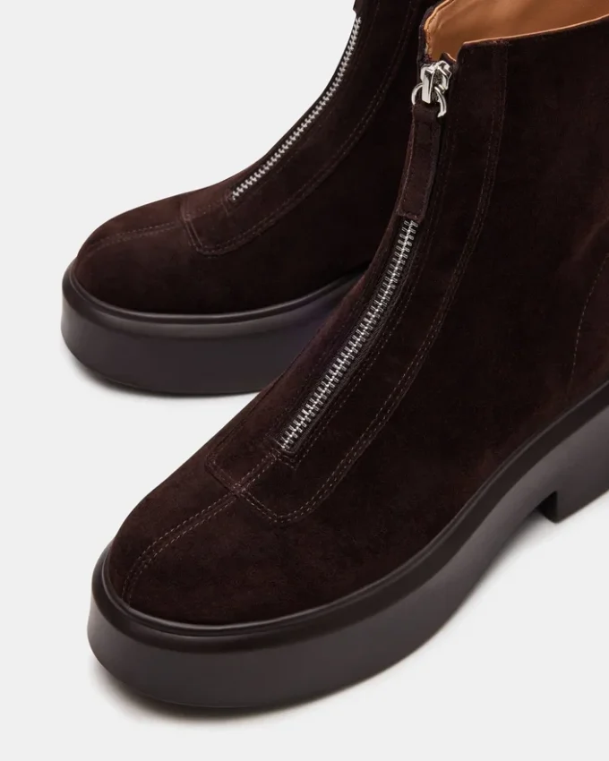 Jones Schokoladenbraunes Wildleder