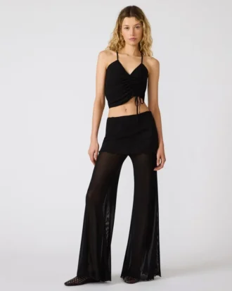 Judee Strickoberteil Schwarz