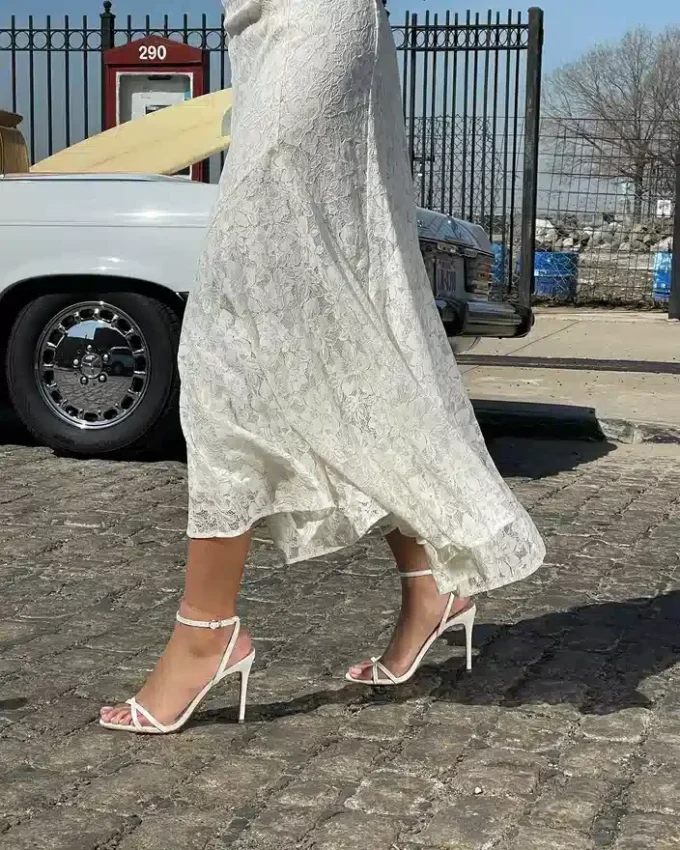 Jypsey Weißes Leder