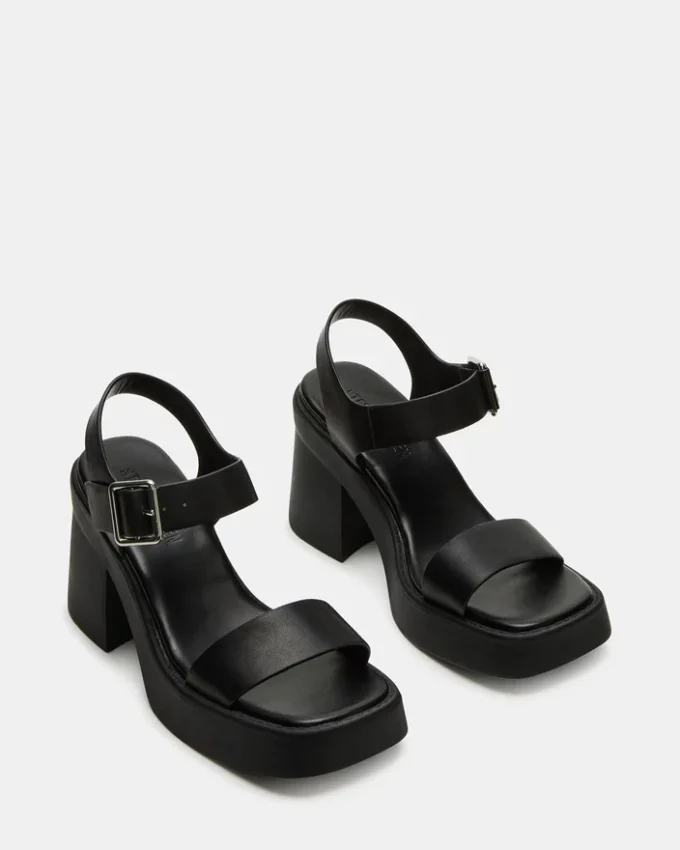 Kaylor Schwarzes Leder