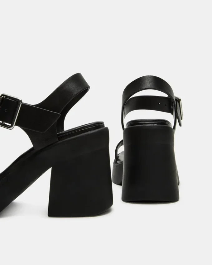 Kaylor Schwarzes Leder