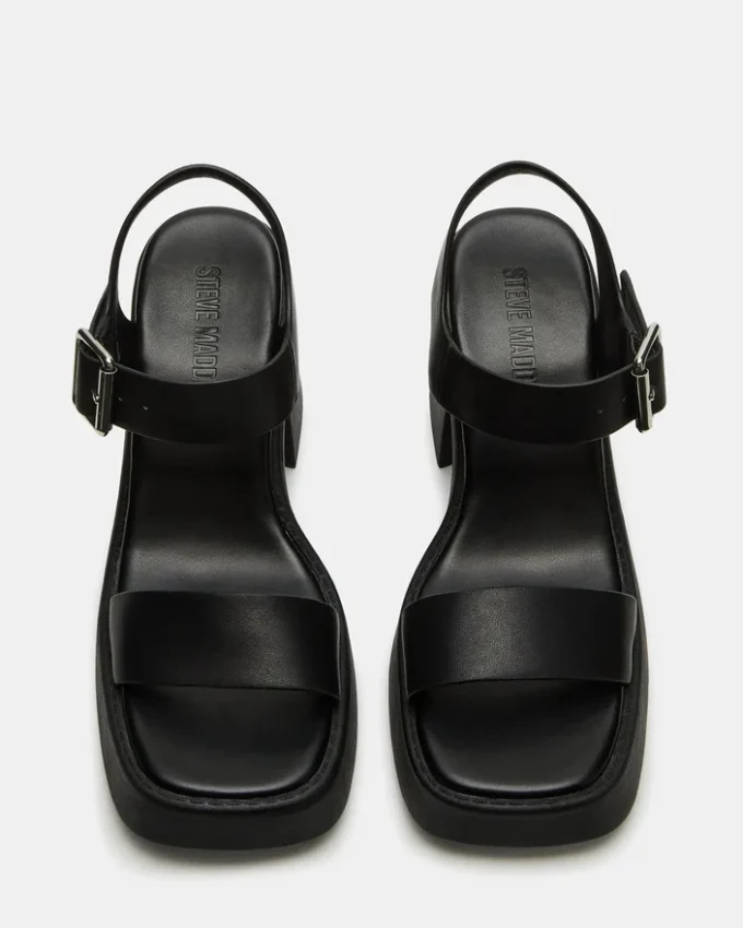 Kaylor Schwarzes Leder