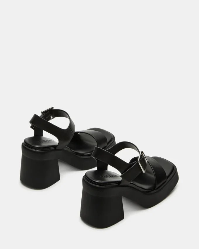 Kaylor Schwarzes Leder